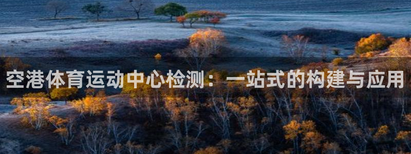 98体育app官网下载：空港体育运动中心检测：一站式的构建与应用