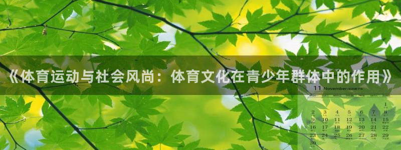 98体育回放：《体育运动与社会风尚：体育文化在青少年群体中的作用》